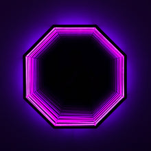 Load image into Gallery viewer, 3D Octagon Mirror Light
