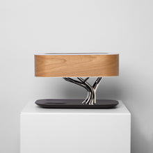 Cargar imagen en el visor de la galería, Hometree Minimalist Table Lamp with Speaker &amp; Wireless Charger
