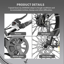 Load image into Gallery viewer, 26&quot; 750W Electric Bike Fat Tire 48V 15AH Removable Lithium Battery for Adults
