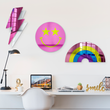 Cargar imagen en el visor de la galería, Bundle | Retro Cool 3-Piece Set | Rainbow, Smiley Face, Lightning Bolt
