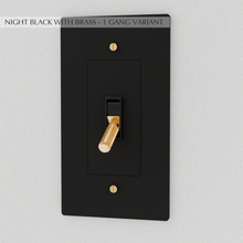 Load image into Gallery viewer, The Brass Toggle Switch (1 to 5 Gang)
