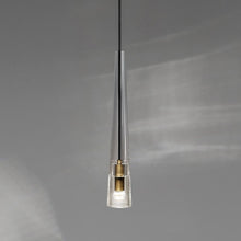 Load image into Gallery viewer, Minimalist Vintage Crystal Pendant Light
