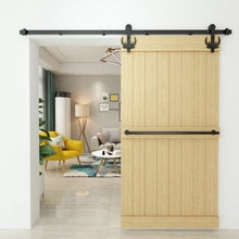 Load image into Gallery viewer, Non-Bypass Sliding Barn Door Hardware Kit - Bucks Design Roller
