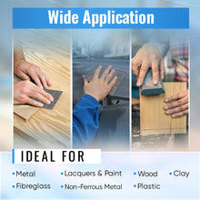 Load image into Gallery viewer, 100 Grit Sandpaper Sheets – 50 Pack, 9x11 in, Wet or Dry Use

