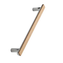 Cargar imagen en el visor de la galería, Chrome and Wood &quot;Bis&quot; Cabinet Knob and Drawer Handle
