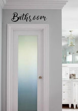 Cargar imagen en el visor de la galería, Bathroom Metal Word Sign
