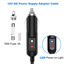 Cargar imagen en el visor de la galería, ACOPOWER  DC12V/24V Car Cigarette Lighter to DC5.5x2.1mm Connector Adapter
