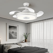 Cargar imagen en el visor de la galería, Luna by Ozarke Smart Fan Chandelier Light
