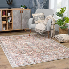 Cargar imagen en el visor de la galería, Flat Pile Urpi Red Washable Rug - Clearance
