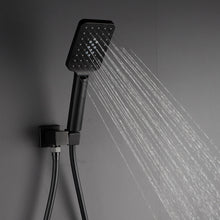 Cargar imagen en el visor de la galería, Shower Faucet Set Anti-scald Shower Fixtures with Rough-in Pressure Balanced Valve and Embedded Box, Wall Mounted Rain Shower System
