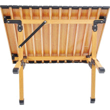 Cargar imagen en el visor de la galería, Portable picnic table, rollable aluminum alloy table top with folding solid X-shaped frame
