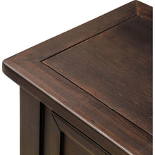Cargar imagen en el visor de la galería, Console Table Sofa Table Easy Assembly with Two Storage Drawers and Bottom Shelf for Living Room, Entryway (Espresso)
