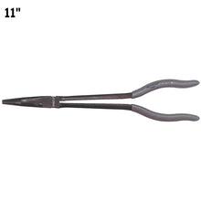 Load image into Gallery viewer, Teng Tools 11 Inch 45 Degree Bent Long Nose Long Reach Slim Jaw Pliers - AT097
