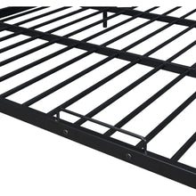 Load image into Gallery viewer, Full XL Over Queen Metal Bunk Bed, Black
