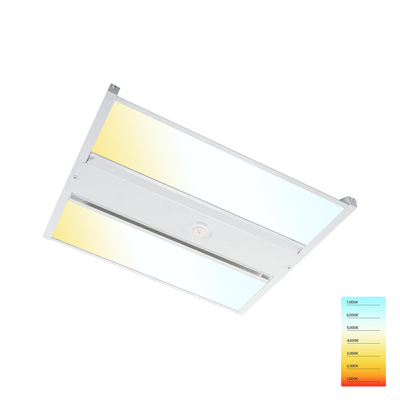 2ft LED Linear High Bay Lights - Selective Wattage (155W-185W-200W) and CCT (4000K-5000K) - 28,000 Lumens - 140 LM/W