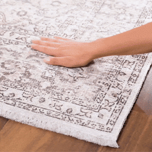 Load image into Gallery viewer, Cream Holi-2301 Washable Area Rug
