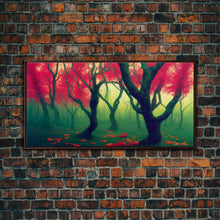 Load image into Gallery viewer, Japanese Maple Forest, Framed Canvas Print, Ready To Hang Wall Art
