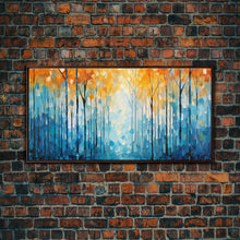 Carregar imagem no visualizador da galeria, Abstract Wall Art, Forest Wall Decor, Forest Painting, Wall Art, Canvas Print, Wall Hanging, Landscape Art, Farmhouse Wall Decor, Cozy Gift
