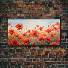 Carregar imagem no visualizador da galeria, Beautiful Flower Art, Buttercups, Framed Canvas Print, Flower Painting, Boho Style Decor, Minimalist Art, Botanical Art, Flower Art Prints
