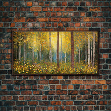 Carregar imagem no visualizador da galeria, Forest Wall Art, Summer Art, Trees Wall Print, Panoramic Art, Wall Art, Canvas Art, Landscape Art, Gift For Coworker, Country Wall Art
