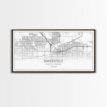 Load image into Gallery viewer, Bakersfield Street Map, California Map, Map Print, Modern Art, Wall Art, Canvas Print, Cabin Décor, Gift For Home, Unique Wall Art, Room Art
