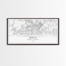 Carregar imagem no visualizador da galeria, Beijing Street Map, China Map, Map Print, Modern Art, Wall Art, Canvas Print, Asian Art Print, Moving Gift, Travel Wall Art, Apartment Décor
