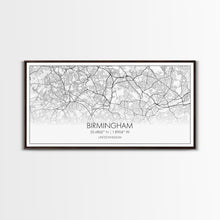 Carregar imagem no visualizador da galeria, Birmingham Street Map, United Kingdom Map, Map Print, Modern Art, Wall Art, Canvas Art, Grandma Gifts, Dorm Décor, Office Wall Art, Prints
