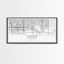 Cargar imagen en el visor de la galería, Chandler Street Map, Arizona Map, Map Print, Modern Art, Wall Art, Canvas Art, Office Décor, Prints Wall Art, Farmhouse Prints, Room Décor
