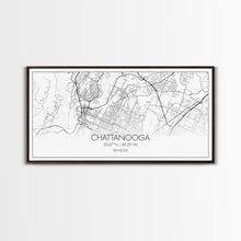 Cargar imagen en el visor de la galería, Chattanooga Street Map, Tennessee Map, Map Print, Modern Art, Wall Art, Canvas Art, Cute Room Décor, Wall Art Canvas, Trendy Wall Art
