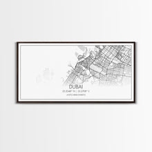 Load image into Gallery viewer, Dubai Street Map, United Arab Emirates Map, Map Print, Minimalist Art, Wall Art, Canvas Art, Cabin Wall Art, Gift For Traveler, Room Décor
