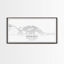 Load image into Gallery viewer, Edinburgh Street Map, Scotland Map, Map Art, Minimalist Art, Wall Art, Canvas Art, Travel Wall Art, Husband Gift, Office Décor For Men
