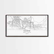 Carregar imagem no visualizador da galeria, Eugene Street Map, Oregon Map, Map Art, Minimalist Art, Wall Art, Canvas Art, Newlywed Gift, Bar Wall Décor, Rustic Home Décor, Couples Gift
