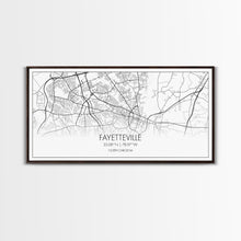 Load image into Gallery viewer, Fayetteville Street Map, North Carolina Map, Map Art, Minimalist Art, Wall Art, Canvas Art, Gift For Parents, Girls Room Décor, Cabin Décor
