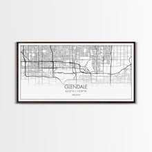 Load image into Gallery viewer, Glendale City Map, Arizona Map, Map Art, Minimalist Art, Wall Art, Canvas Art, Cabin Wall Décor, Entryway Décor,  Room Décor, Gifts For Her
