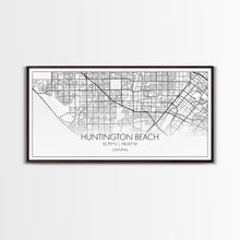 Cargar imagen en el visor de la galería, Huntington Beach City Map, California Map, Map Art, Modern Art, Wall Art, Canvas Art, Coastal Wall Art, Ocean Wall Art, Travel Gifts For Men
