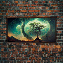 Load image into Gallery viewer, Gaia, norse mythology, canvas print, high fantasy art
