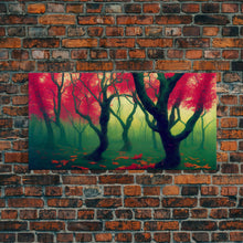 Load image into Gallery viewer, Japanese Maple Forest, Framed Canvas Print, Ready To Hang Wall Art
