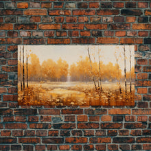 Carregar imagem no visualizador da galeria, Fall Centerpiece Landscape Painting Canvas Print, Autumn Decor, Fall Centerpiece, Fall Home Decor, Fall Wall Decor, Fall Home Decor
