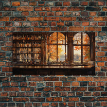 Load image into Gallery viewer, Bar Wall Art, Fall Wall Print, Tavern Art, Canvas Print, Wall Hanging, Panoramic Art, Anniversary Gift, Dining Room Decor, Gaming Wall Decor
