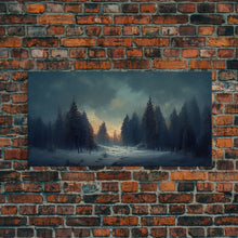 Load image into Gallery viewer, Dreamy Landscape Painting Canvas Print, country side, farmhouse decor, beautiful scenic wall art
