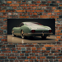 Cargar imagen en el visor de la galería, Classic Car Wall Art, Car Art, Automotive Art, Panoramic Art, Wall Art, Canvas Art, Landscape Art, Landscape Print, Gift For Car Lovers
