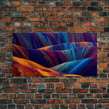 Carregar imagem no visualizador da galeria, Beautiful Geological art, Geology, Colorful stone formations, ready to hang canvas print wall art, framed canvas wall art, mancave wall art
