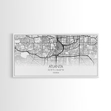Carregar imagem no visualizador da galeria, Atlanta Street Map, Georgia Map, Map Print, Modern Art, Wall Art, Canvas Print, Housewarming Gift, Above Bed Prints, Wall Prints
