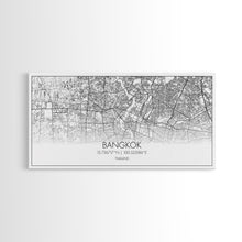 Load image into Gallery viewer, Bangkok Street Map, Thailand Map, Map Print, Modern Art, Wall Art, Canvas Print, Asian Art Print, Gift For Boss, Trendy Wall Art, Home Décor

