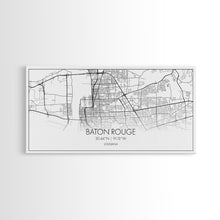 Load image into Gallery viewer, Baton Rouge Street Map, Louisiana Map, Map Print, Modern Art, Wall Art, Canvas Print, Realtor Gift, Wall Art Above Bed, Home Wall Décor
