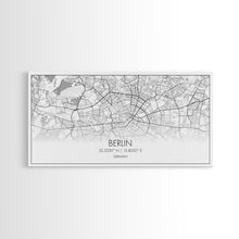 Load image into Gallery viewer, Berlin Street Map, Germany Map, Map Print, Modern Art, Wall Art, Canvas Print, Gift For New Home, Couples Décor, Minimalist Wall Art
