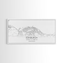 Load image into Gallery viewer, Edinburgh Street Map, Scotland Map, Map Art, Minimalist Art, Wall Art, Canvas Art, Travel Wall Art, Husband Gift, Office Décor For Men
