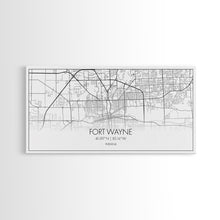 Load image into Gallery viewer, Fort Wayne Map, Nevada Map, Map Art, Minimalist Art, Wall Art, Canvas Art, Moving Gifts, Pool Room Décor, Bar Wall Art, Rustic Home Décor
