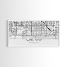 Carregar imagem no visualizador da galeria, Garden Grove City Map, Texas Map, Map Art, Minimalist Art, Wall Art, Canvas Art, Farmhouse Wall Art, Hunting Décor, College Apartment Art
