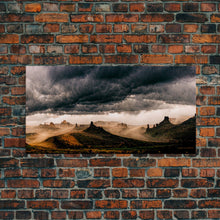 Carregar imagem no visualizador da galeria, Arizona landscape canvas print, Western theme art, Wild West art

